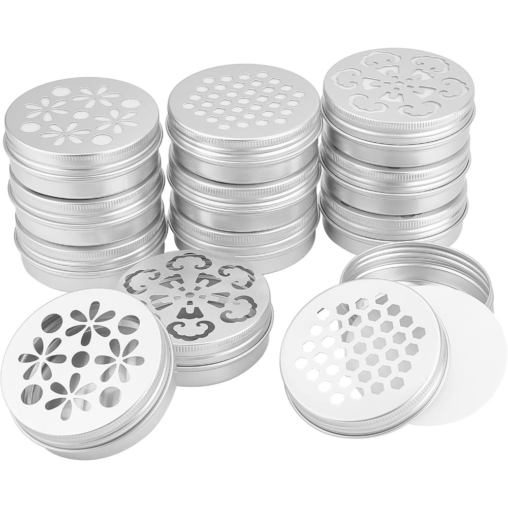 2 Ounce Aluminium Tins 12pcs 3 - Tin Container Lid のレビューと価格
