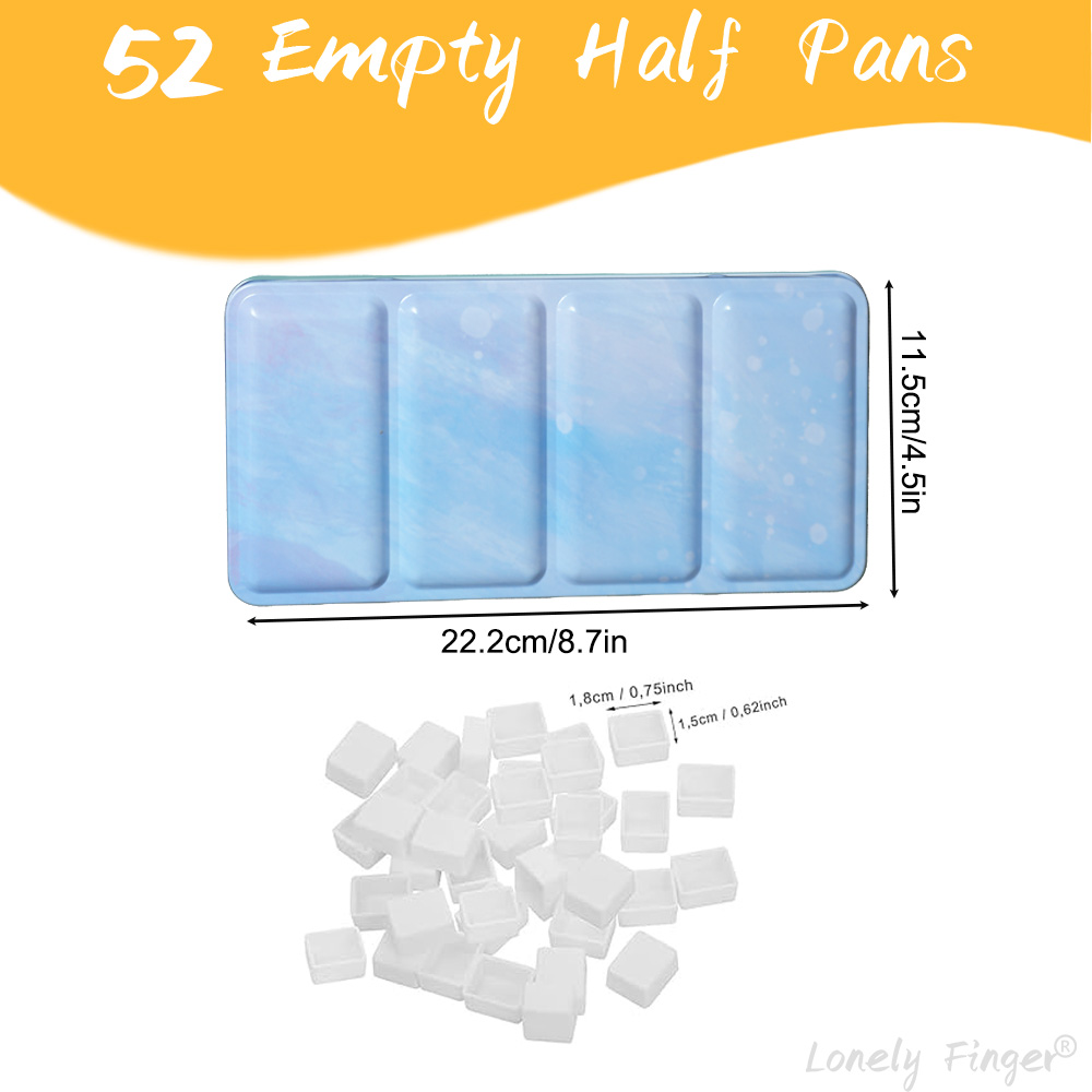 Empty Watercolor Palette Tin S - Tin Container Lid のレビューと価格