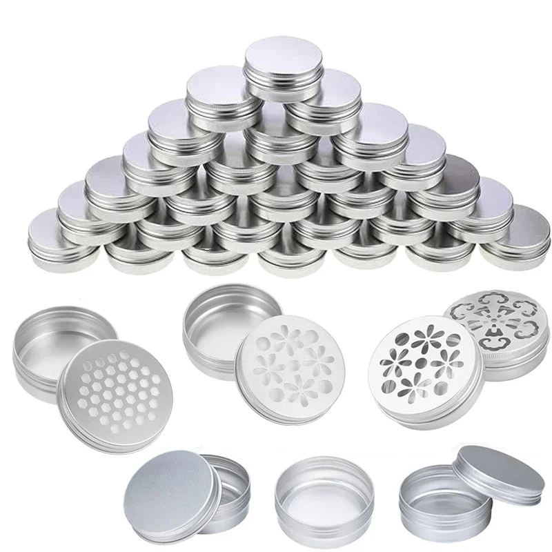 10Pcs Empty 5g-60g Round Alumi - Tin Container Lid のレビューと価格