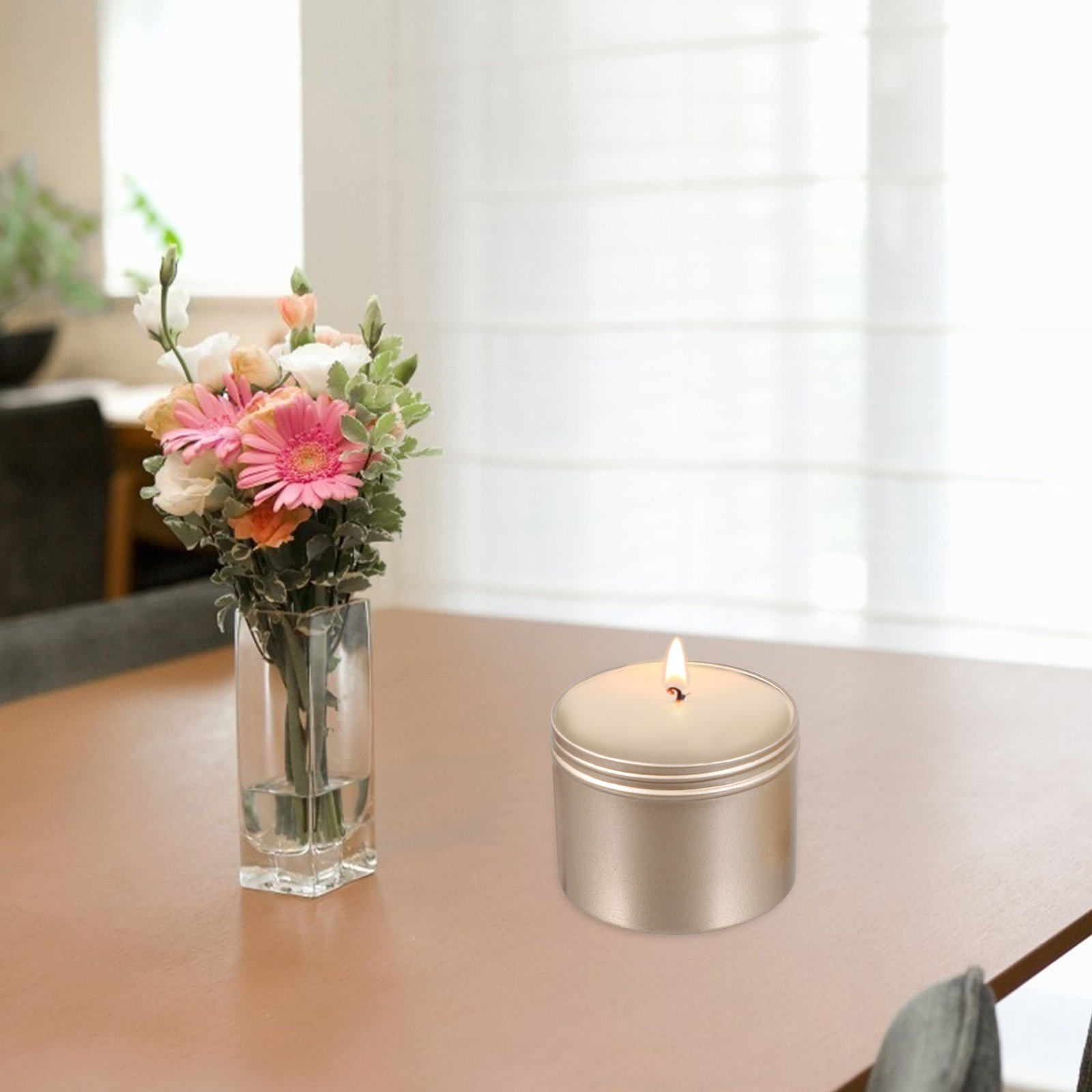 5Pcs 100Ml Aluminum Tins with  - Tin Container Lid のレビューと価格