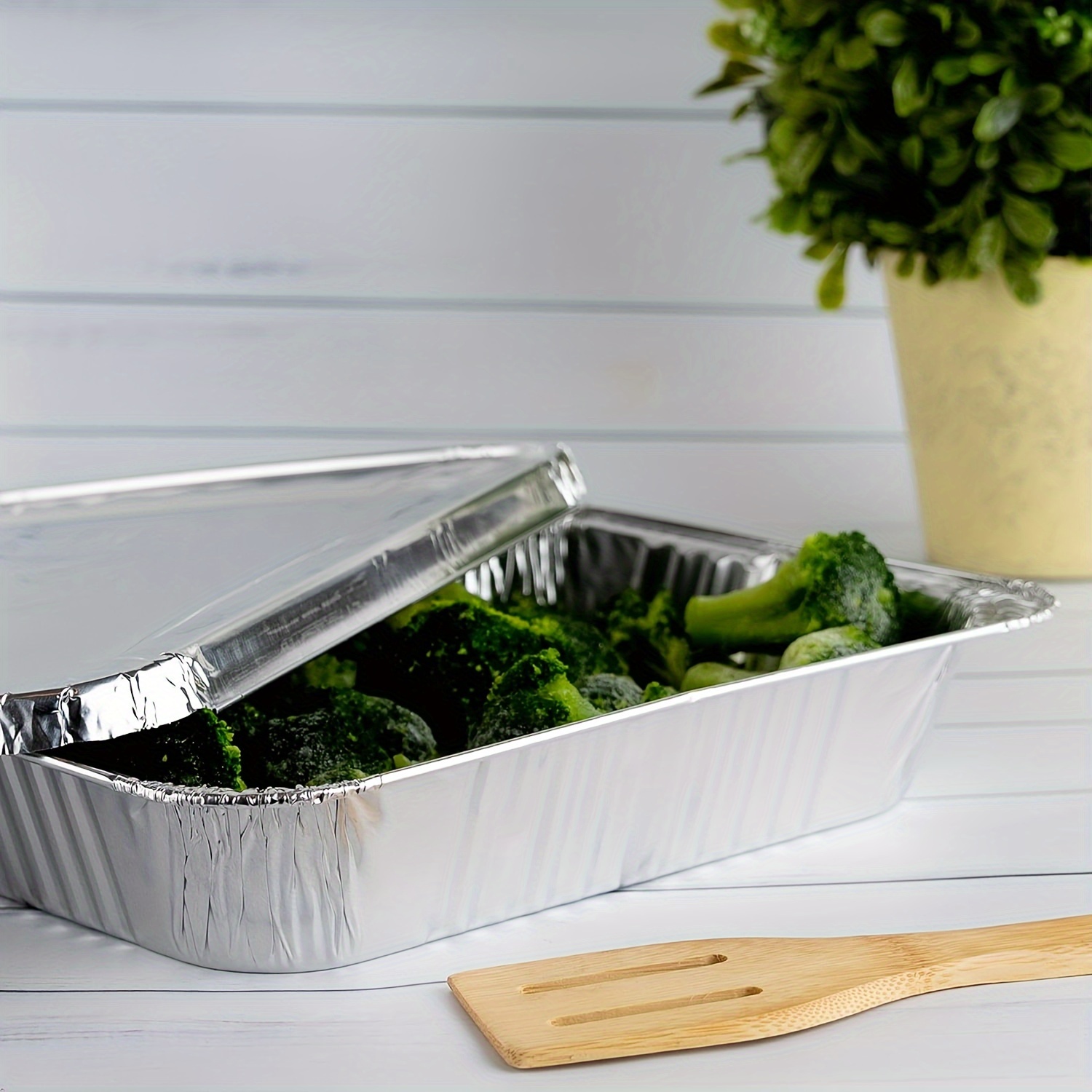 25Pack 12.5x10.25inch Disposab - Tin Container Lid のレビューと価格