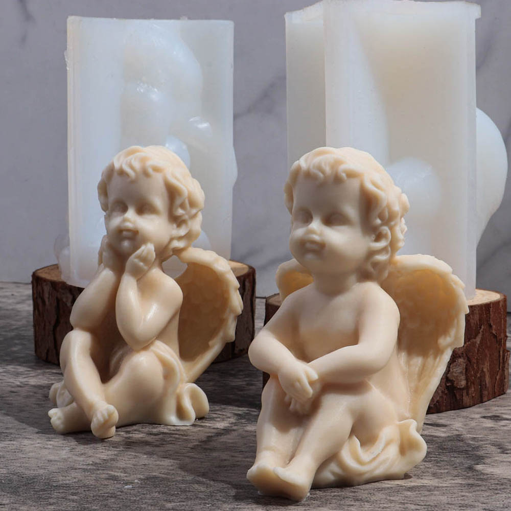 3D Angel Children Silicone Mol - Candle Making Factory のレビューと価格