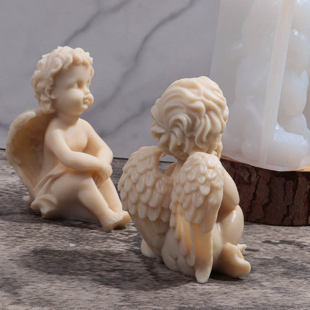 3D Angel Children Silicone Mol - Candle Making Factory のレビューと価格