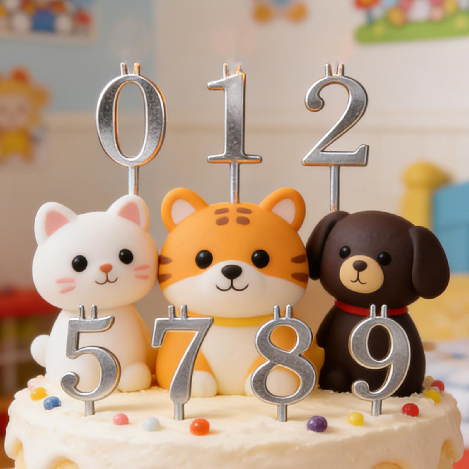 10pcs 0-9 Number Cake Toppers  - Candle Making Ideas のレビューと価格